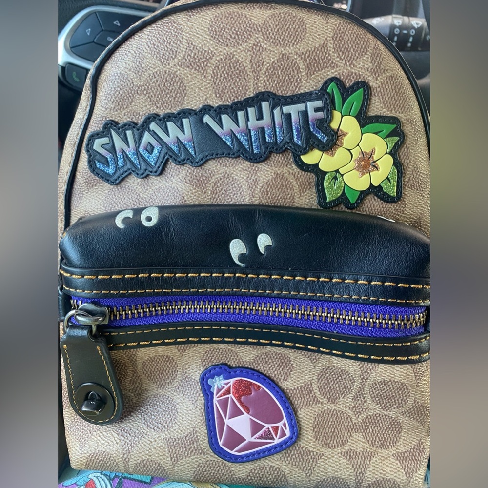 Coach Snow White Backpack Htf Rare